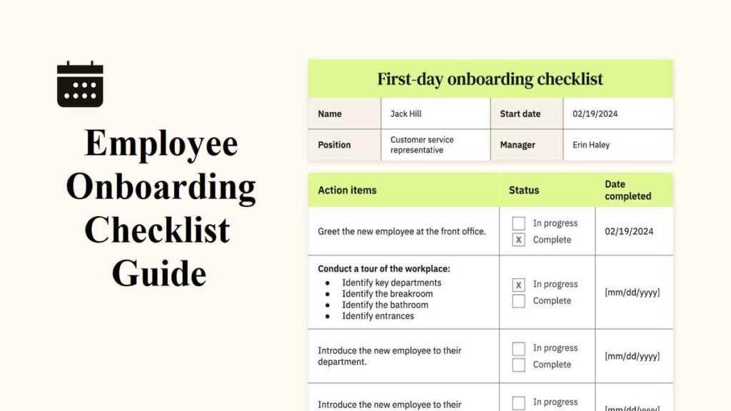 Employee Onboarding Checklist Guide